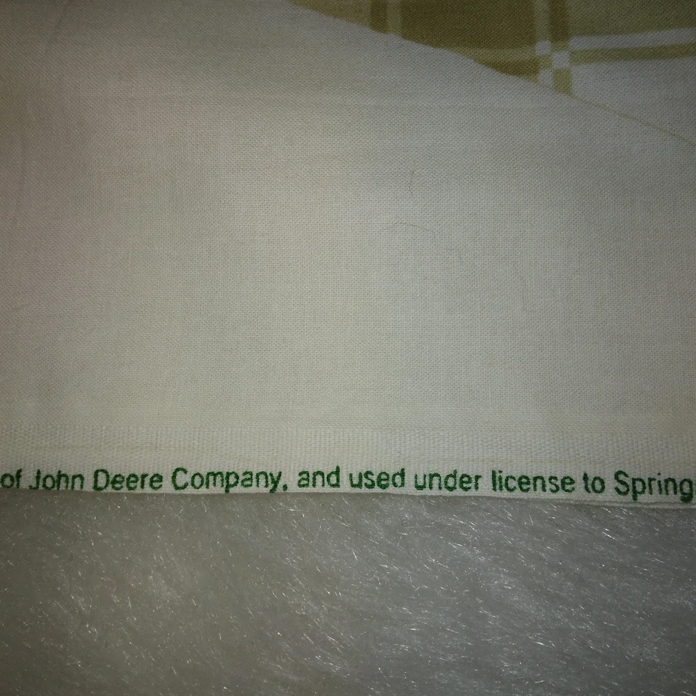 FABRIC John Deere Child's Vest Licensed Cut & Sew Fabric Panel
